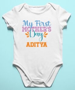 Personalized My First Mother’s Day Baby Rompers-Tshirts
