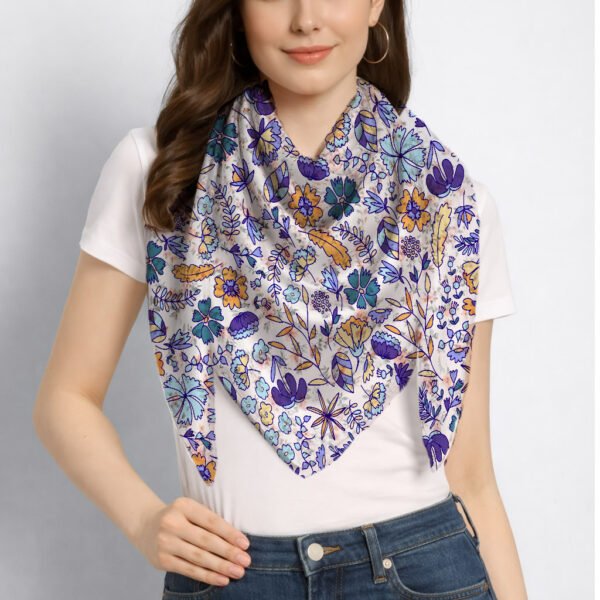 Personalized Women's Printed Scarf - Printed with beauty, Women's Printed Scarf