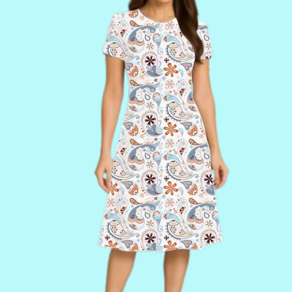 Women's Printed Line Dress